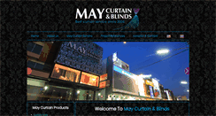 Desktop Screenshot of maycurtain.com