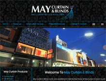 Tablet Screenshot of maycurtain.com